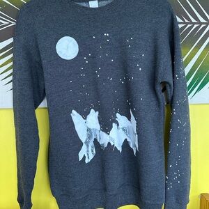 Alicia Beth Moore aka P!nk-Two Wolves Winery crew neck sweater